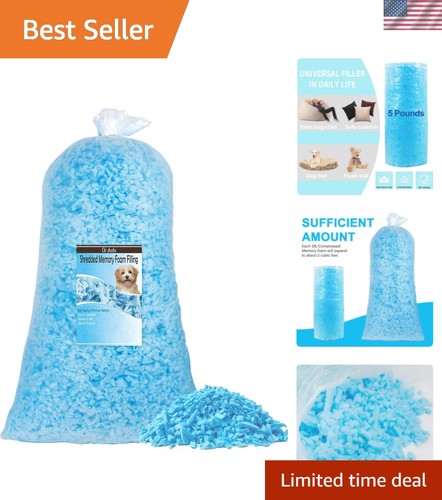 5lbs shredded memory foam - shredded,